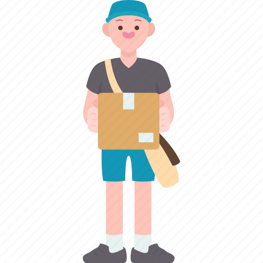 Delivery, courier, package, postal, shipping icon - Download on Iconfinder