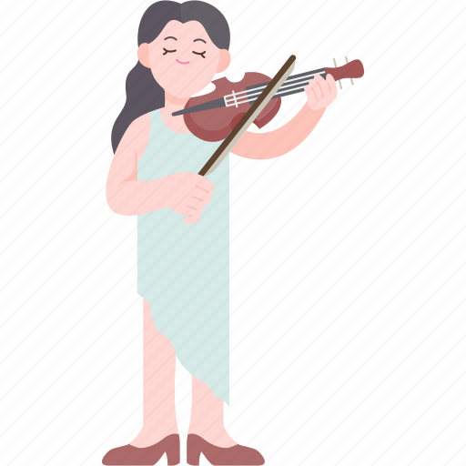 Violinist, musician, classical, play, lifestyle icon - Download on Iconfinder