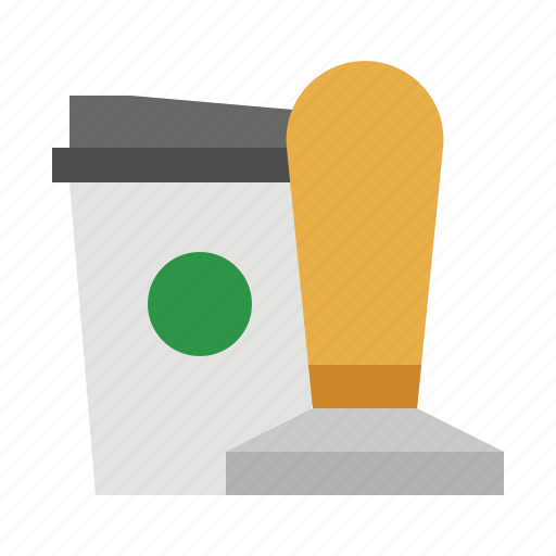 Barista, coffee, tamper, cafe, occupation icon - Download on Iconfinder