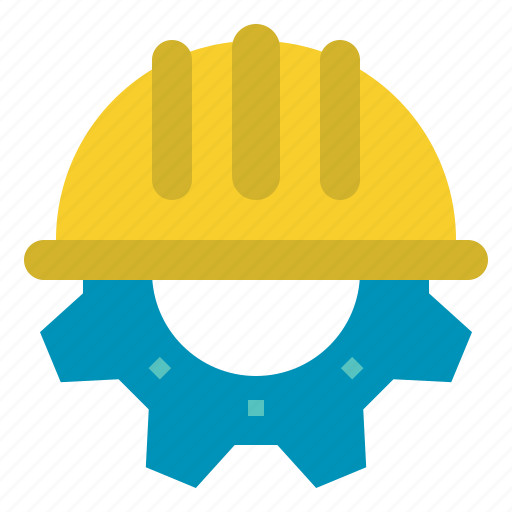 Engineer, engineering, helmet, gear, occupation icon - Download on Iconfinder