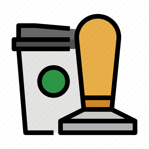 Barista, coffee, tamper, cafe, occupation icon - Download on Iconfinder