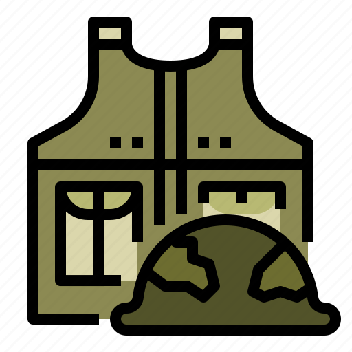 Soldier, military, hat, shiled, vocation, occupation icon - Download on Iconfinder