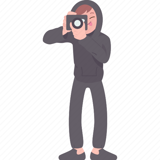 Paparazzi, photographer, camera, press, stalker icon - Download on Iconfinder