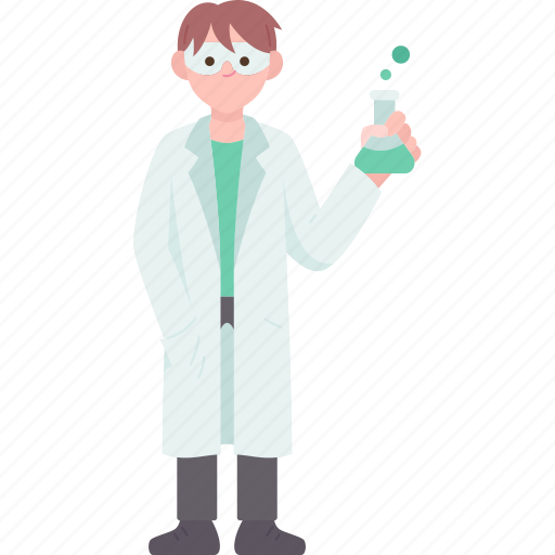 Scientist, chemist, laboratory, experiment, research icon - Download on Iconfinder