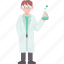 scientist, chemist, laboratory, experiment, research 