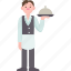 waiter, butler, restaurant, serve, service 