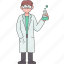 scientist, chemist, laboratory, experiment, research 