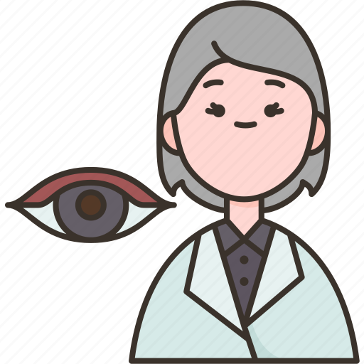 Ophthalmologist, doctor, eye, osteopathic, medical icon - Download on Iconfinder