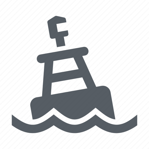 Buoy, channel, navigation, port, sea, water icon - Download on Iconfinder