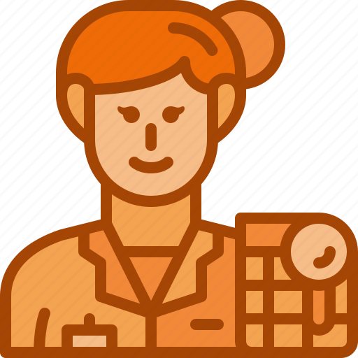 Auditor, accountant, avatar, occupation, woman, profession, career icon - Download on Iconfinder
