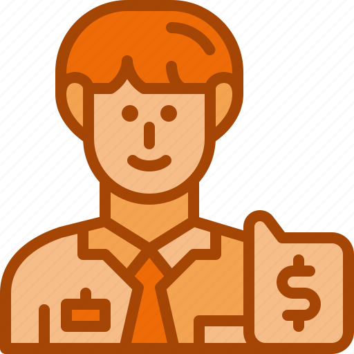 Salesman, seller, avatar, occupation, male, career, profession icon - Download on Iconfinder