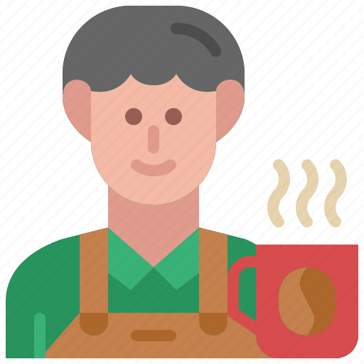 Barista, avatar, occupation, profession, male, career, man icon - Download on Iconfinder