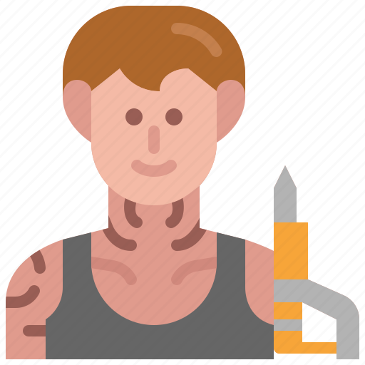 Tattoo, artist, avatar, occupation, male, profession, man icon - Download on Iconfinder