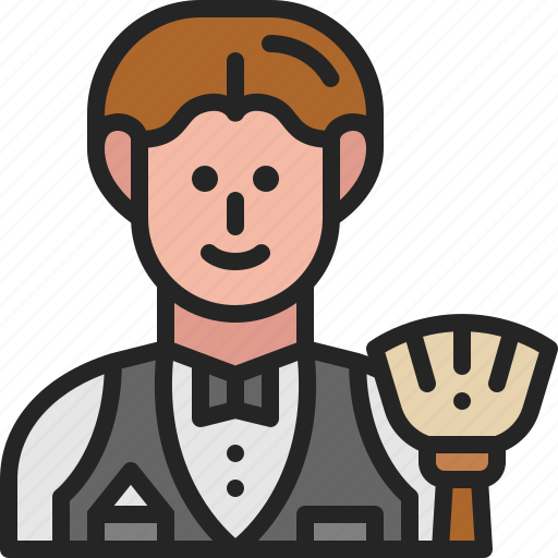 Butler, servant, avatar, occupation, man, profession, job icon - Download on Iconfinder