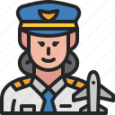 pilot, aviator, avatar, occupation, female, profession, woman