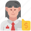 saleswoman, seller, avatar, occupation, female, career, profession 
