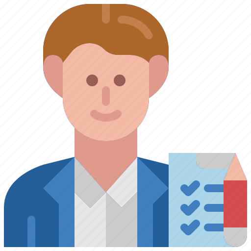 Secretary, avatar, occupation, profession, male, career, job icon - Download on Iconfinder
