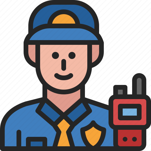 Security, guard, avatar, occupation, man, profession, job icon - Download on Iconfinder