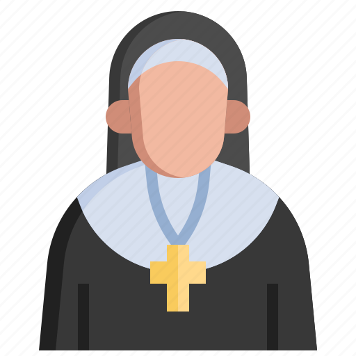 Nun, catholic, christian, people, religious icon - Download on Iconfinder