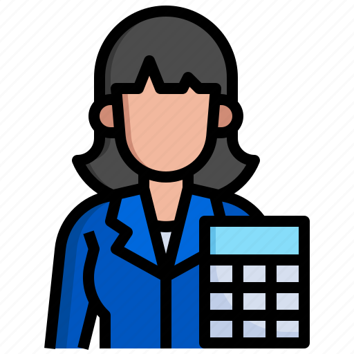 Accountant, accounting, professions, jobs, budget, financial icon - Download on Iconfinder