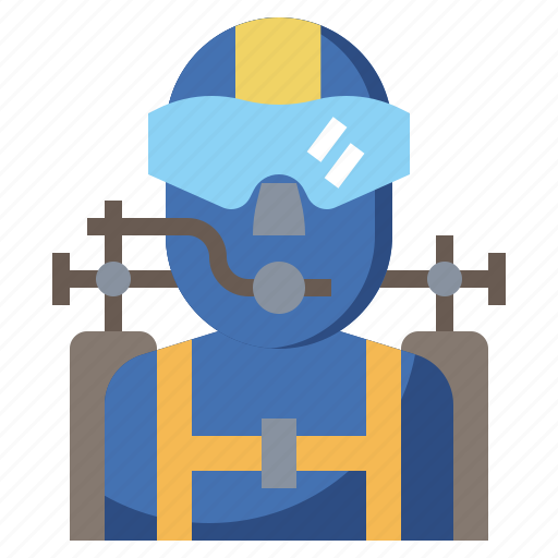 Athletic, avatars, competition, diver, extreme, scuba, sport icon - Download on Iconfinder