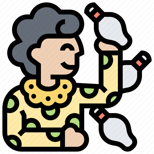 Circus, clown, entertainer, juggling, man icon - Download on Iconfinder