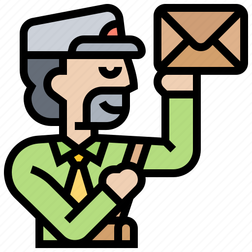 Courier, delivery, mailman, postman, service icon - Download on Iconfinder