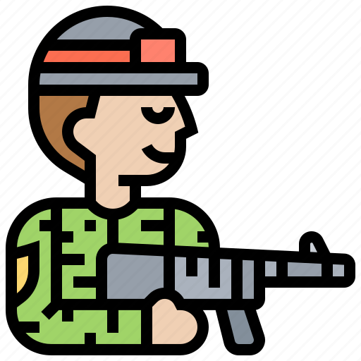 Army, man, military, soldier, veteran icon - Download on Iconfinder