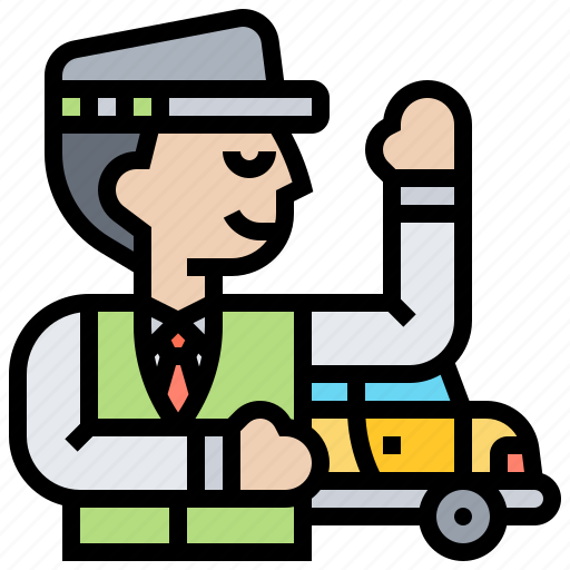Cab, driver, service, taxi, transporter icon - Download on Iconfinder