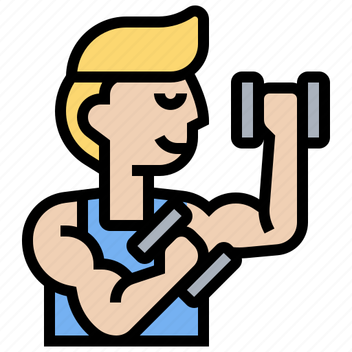 Bodybuilder, gym, man, sport, trainer icon - Download on Iconfinder
