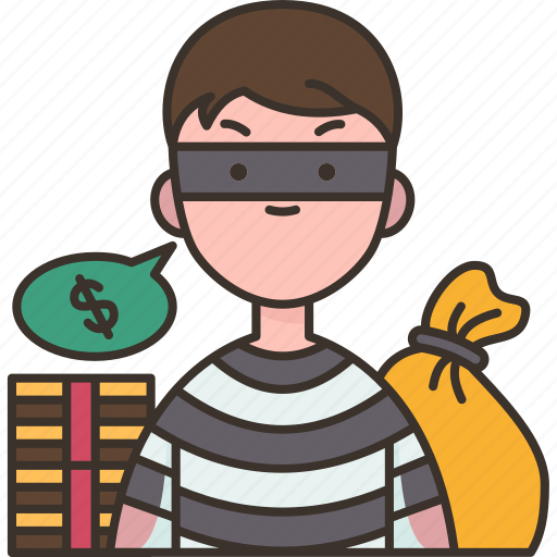Thief, bank, robber, stealing, criminal icon - Download on Iconfinder