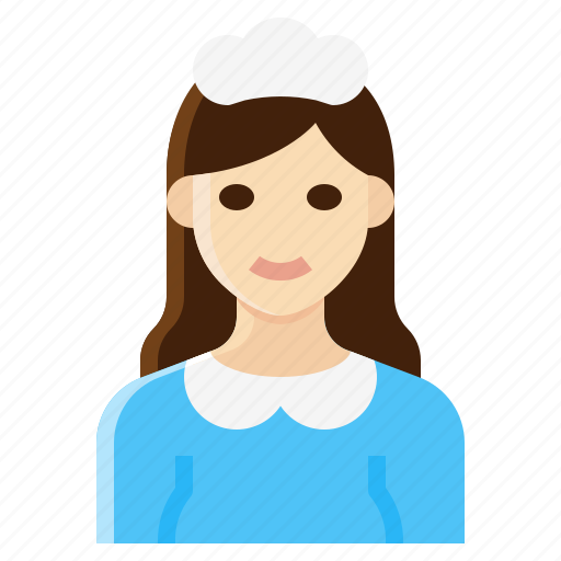 Cleaner, female, maid, occupation, woman icon - Download on Iconfinder