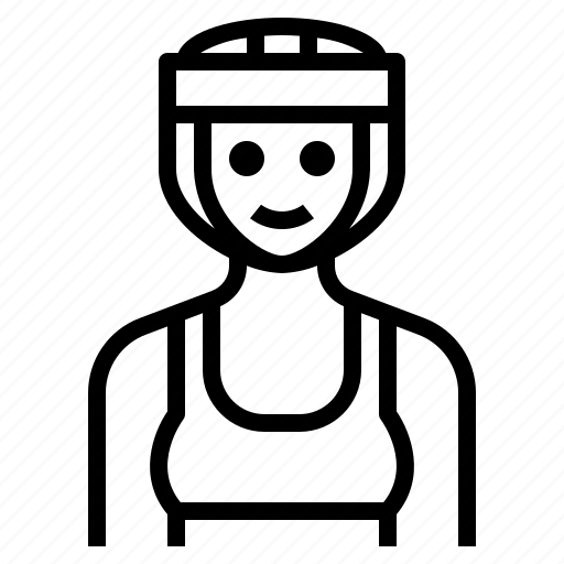 Boxer, boxing, female, occupation, woman icon - Download on Iconfinder