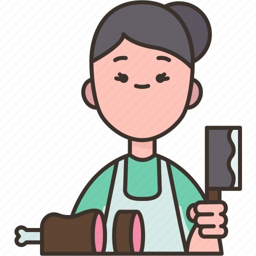 Butcher, meat, shop, chef, cooking icon - Download on Iconfinder