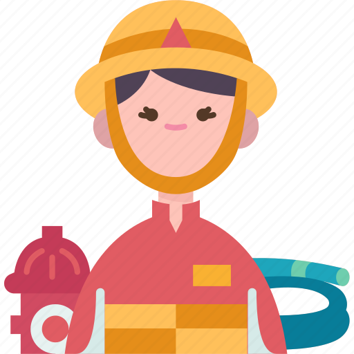 Firefighter, fireman, rescue, security, service icon - Download on Iconfinder