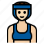 boxer, boxing, female, occupation, woman 