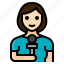 female, news, occupation, reporter, woman 