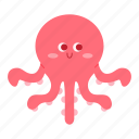 octopus, tentacles, seafood, squid, invertebrate, cephalopods, sea, fish, animal