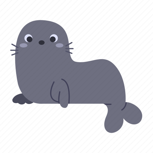Seal, walrus, fur seal, zoo, mammal, animal, wild icon - Download on Iconfinder