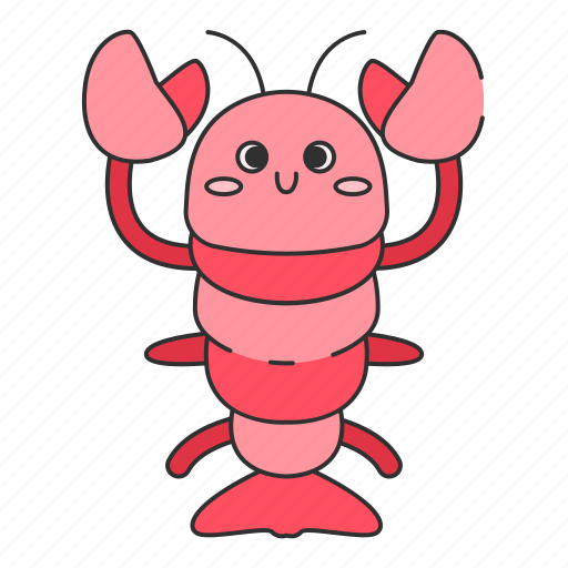 Lobster, shrimp, prawn, claw, crustacean, invertebrate, food icon - Download on Iconfinder