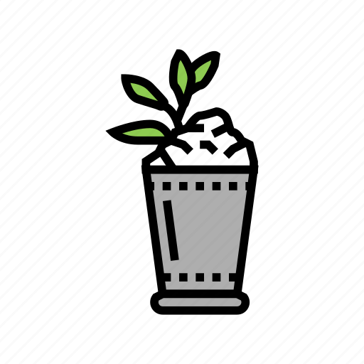 Mint, julep, cocktail, glass, drink, alcohol icon - Download on Iconfinder