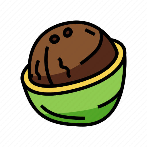 One, whole, coconut, coco, fruit, fresh icon - Download on Iconfinder