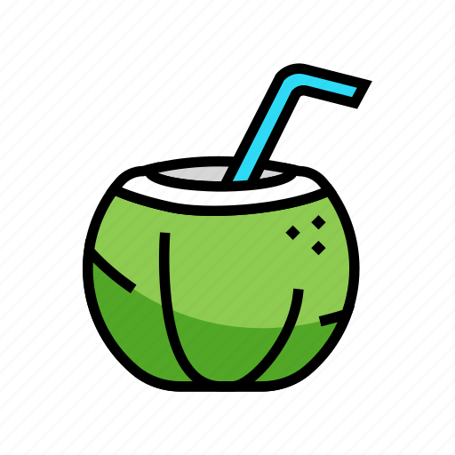Water, coconut, coco, fruit, fresh, white icon - Download on Iconfinder