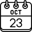 october, calendar, days, time, and, date, icon 
