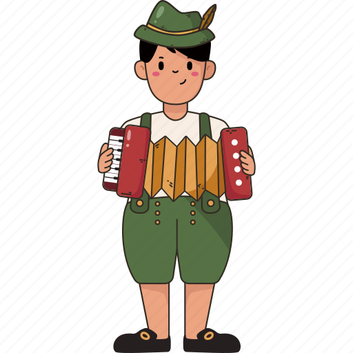 Octoberfest, boy, wears, traditional, german, clothes, festival icon - Download on Iconfinder