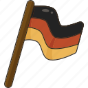 octoberfest, german, flag, festival