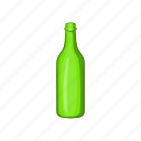 alcohol, beer, bottle, cartoon, glass, illustration, sign