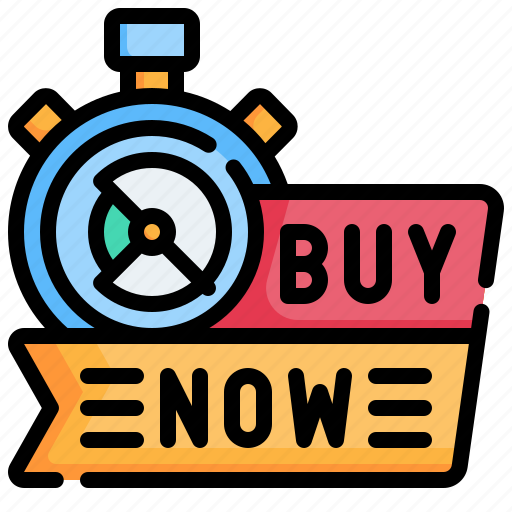 Buy, now, sale, shopping, discount, clock icon - Download on Iconfinder