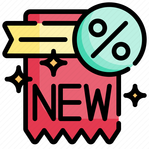 New, offer, discount, label, purchase icon - Download on Iconfinder