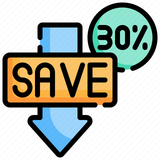 Save, discount, sale, purchase icon - Download on Iconfinder
